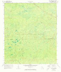 Lake Talquin SE 1972 topographic map thumbnail