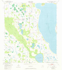 Lake Tohopekaliga 1953 topographic map thumbnail