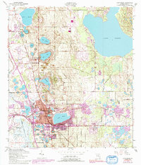 Lake Wales 1952 topographic map thumbnail