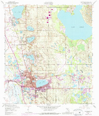 Lake Wales 1952 topographic map thumbnail