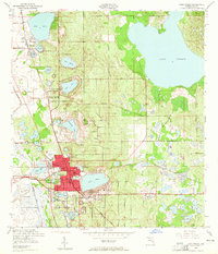 Lake Wales 1952 topographic map thumbnail