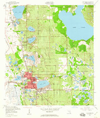 Lake Wales 1952 topographic map thumbnail