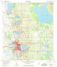 Lake Wales 1952 topographic map thumbnail