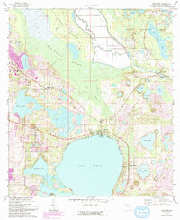 Lake Weir 1970 topographic map preview