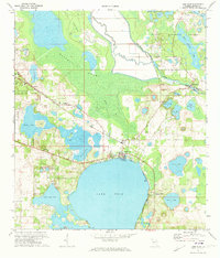 Lake Weir 1970 topographic map thumbnail