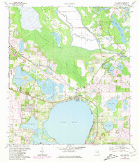 Lake Weir 1970 topographic map thumbnail