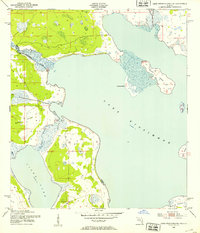 Lake Weohyakapka NE 1952 topographic map thumbnail