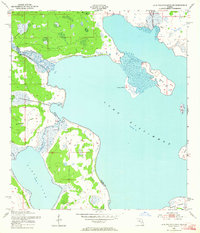 Lake Weohyakapka NE 1952 topographic map thumbnail