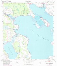 Lake Weohyakapka NE 1952 topographic map thumbnail