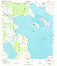 Lake Weohyakapka NE 1952 topographic map thumbnail