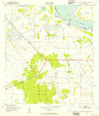 Lake Weohyakapka SE 1952 topographic map thumbnail