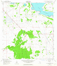Lake Weohyakapka SE 1952 topographic map thumbnail