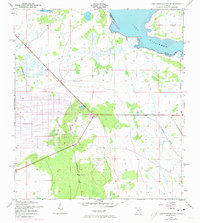 Lake Weohyakapka SE 1952 topographic map thumbnail