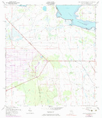 Lake Weohyakapka SE 1952 topographic map thumbnail