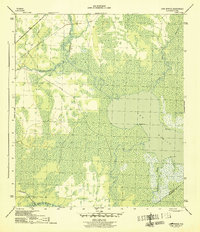 Lake Wimico 1945 topographic map thumbnail