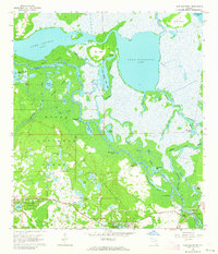 Lake Woodruff 1962 topographic map thumbnail