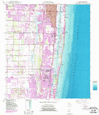 Lake Worth 1945 topographic map thumbnail