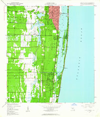 Lake Worth 1945 topographic map thumbnail