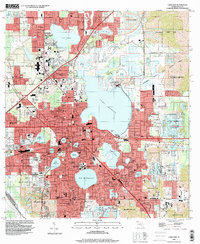 Lakeland 1994 topographic map thumbnail