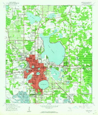 Lakeland 1944 topographic map thumbnail