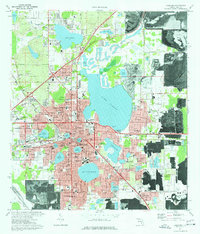 Lakeland 1975 topographic map thumbnail