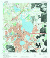 Lakeland 1975 topographic map thumbnail