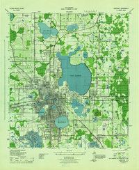 Lakeland 1944 topographic map thumbnail