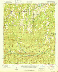 Laurel Hill 1950 topographic map thumbnail
