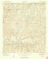 Laurel Hill 1950 topographic map thumbnail