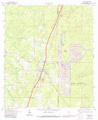 Lawtey 1970 topographic map thumbnail