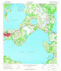 Leesburg East 1965 topographic map thumbnail