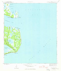 Lighthouse Point 1943 topographic map thumbnail