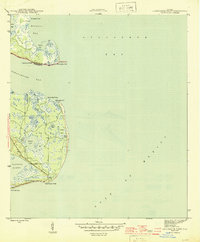 Lighthouse Point 1945 topographic map thumbnail