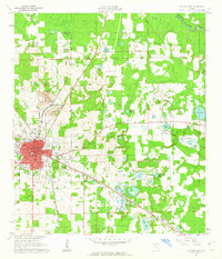 Live Oak East 1961 topographic map thumbnail