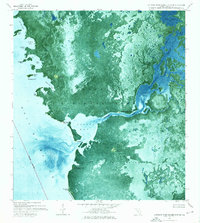 Lostmans River Ranger Station 1973 topographic map thumbnail