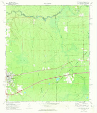 Macclenny East 1972 topographic map thumbnail