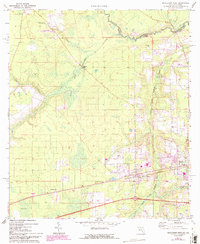 Macclenny West 1972 topographic map thumbnail