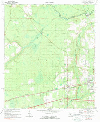 Macclenny West 1972 topographic map thumbnail
