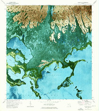 Madeira Bay 1972 topographic map thumbnail