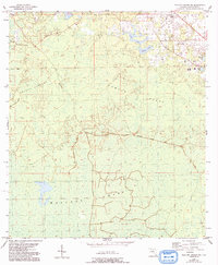 Mallory Swamp NE 1954 topographic map thumbnail