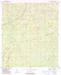 Mallory Swamp NW 1954 topographic map thumbnail