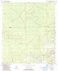 Mallory Swamp SE 1954 topographic map thumbnail