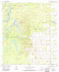 Manatee Springs 1954 topographic map thumbnail