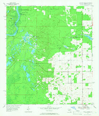 Manatee Springs 1954 topographic map thumbnail