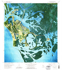 Marco Island 1973 topographic map thumbnail