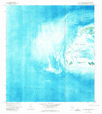 Marquesas Keys West 1971 topographic map thumbnail