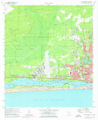 Mary Esther 1970 topographic map thumbnail