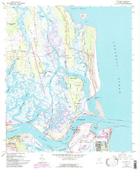 Mayport 1964 topographic map thumbnail