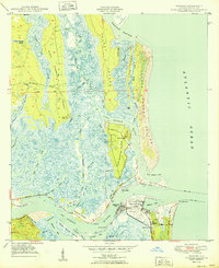 Mayport 1950 topographic map preview
