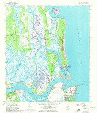 Mayport 1964 topographic map thumbnail